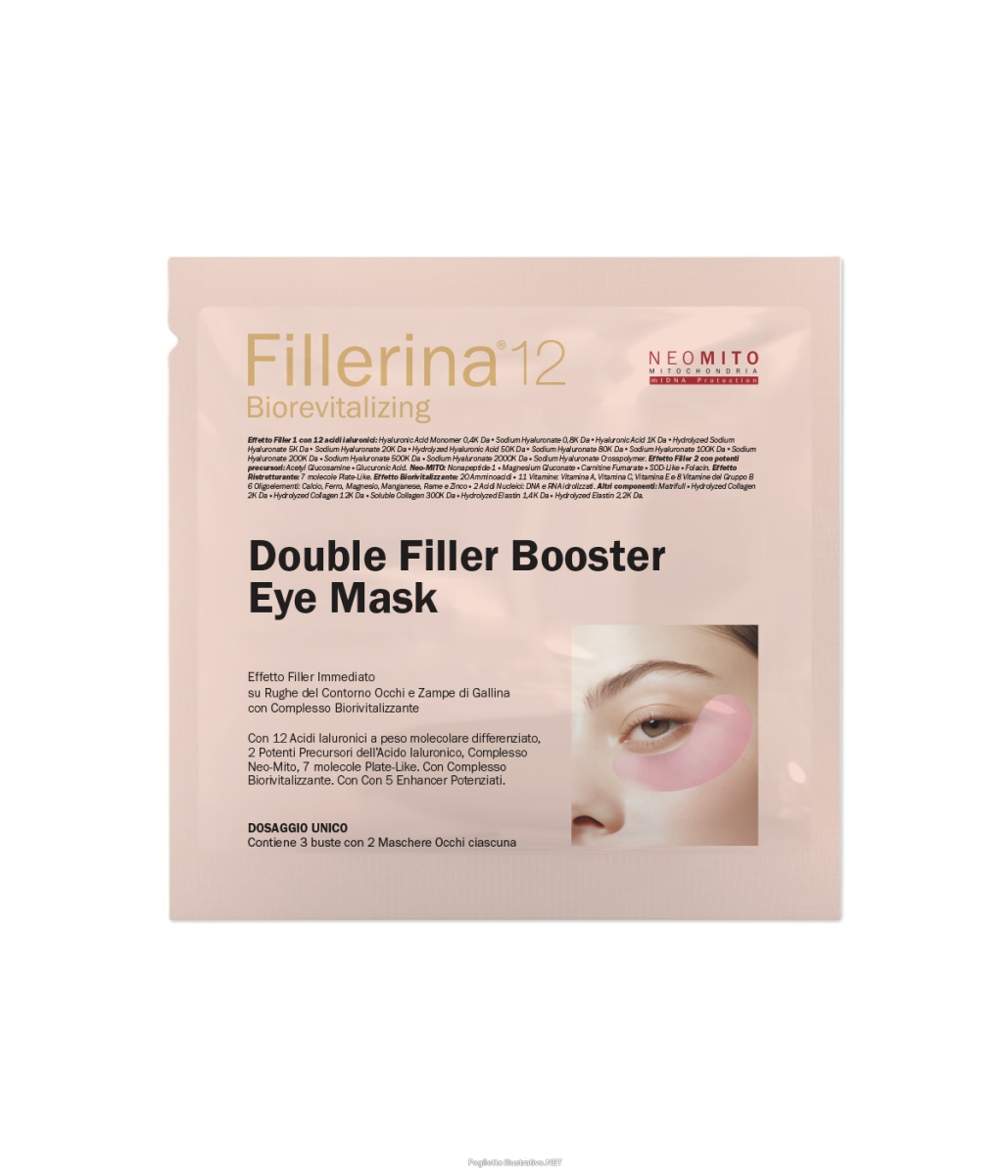 Compra Online fillerina - neomito 12 double filler biorevitalizing maschera viso in tessuto monouso confezione 1 pezzo e Trova l'offerta più bassa