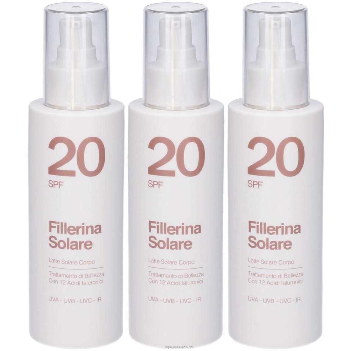 Compra Online fillerina solare protezione latte corpo spf 20 promo 150 ml 3x150 c e Trova l'offerta più bassa