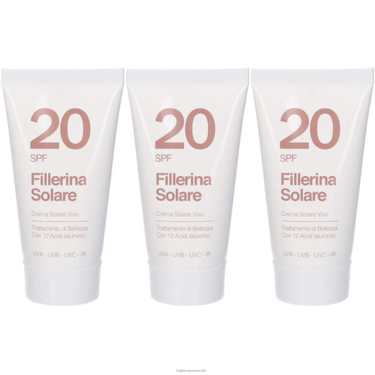 Compra Online fillerina solare protezione viso spf 20 promo 50 ml 3x50 crema sola e Trova l'offerta più bassa