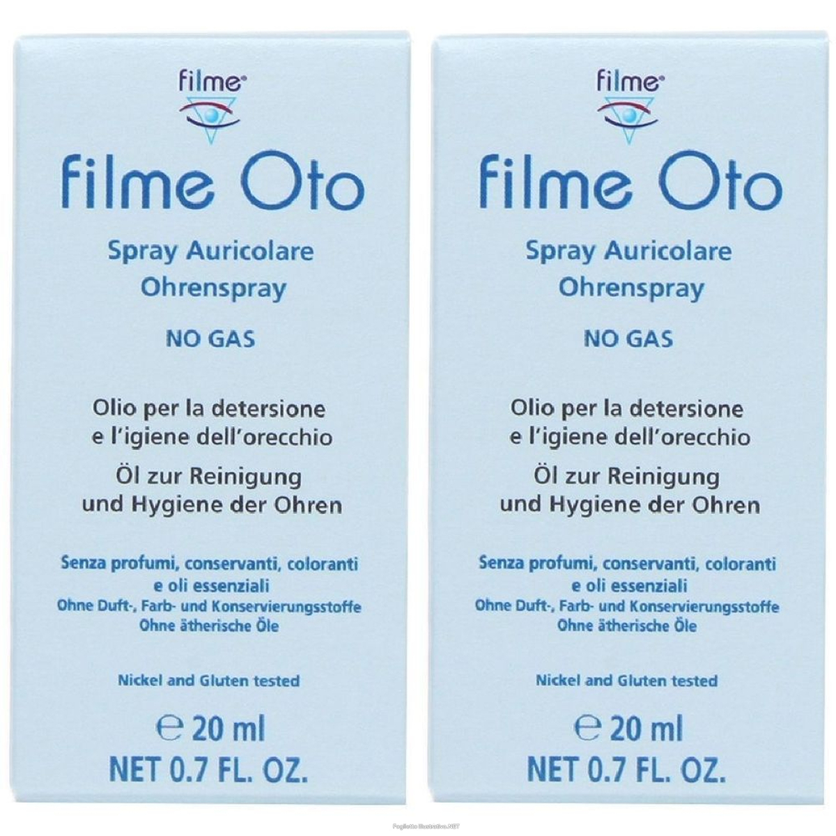 Compra Online filme oto spray auricolare set da 2 2x20 ml e Trova l'offerta più bassa