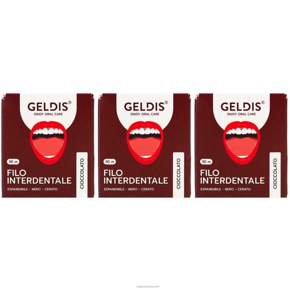 Compra Online filo interdentale geldis – cioccolato 3x1 st e Trova l'offerta più bassa