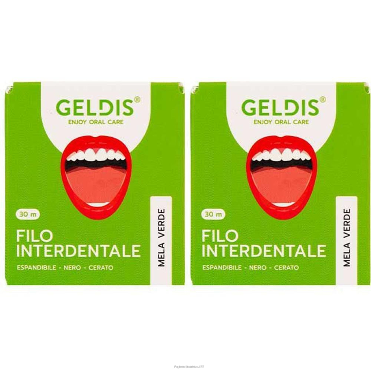 Compra Online filo interdentale geldis – mela verde 2x1 st e Trova l'offerta più bassa