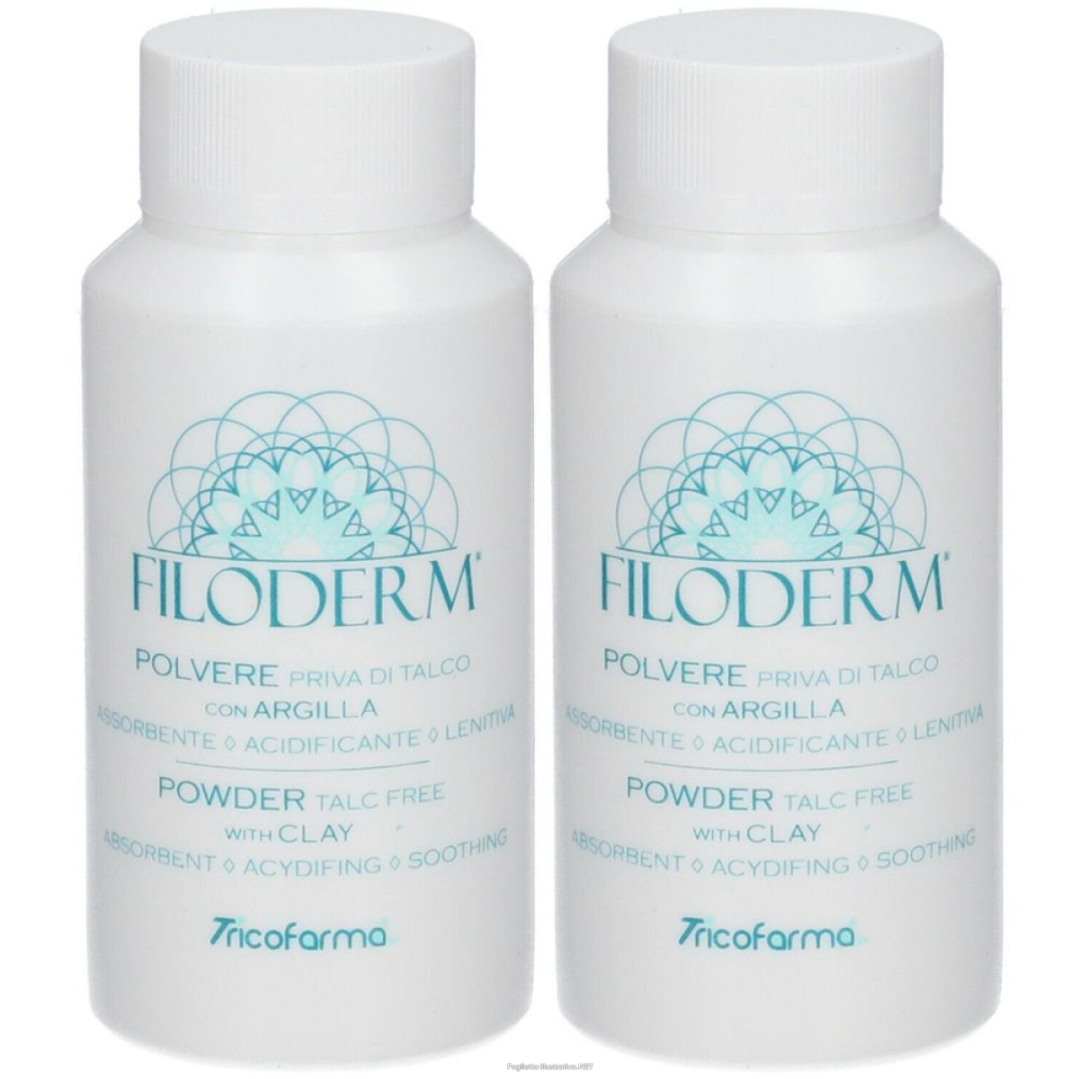 Compra Online filoderm® polvere priva di talco set da 2 2x75 g e Trova l'offerta più bassa