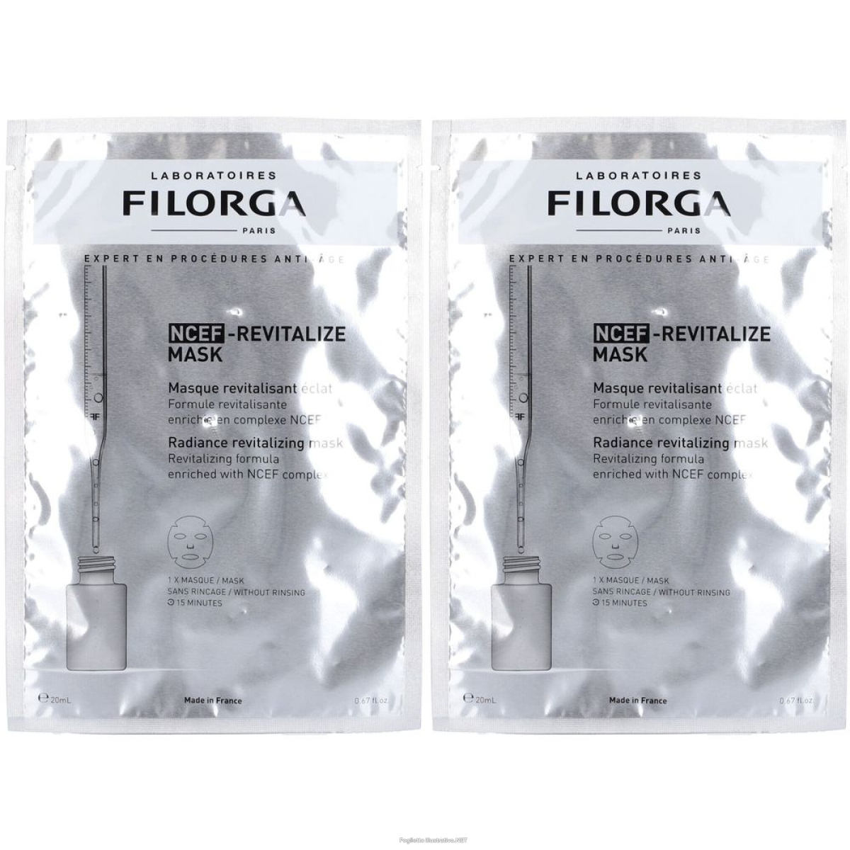 Compra Online filorga ncef-revitalize maschera in tessuto rivitalizzante illuminante e Trova l'offerta più bassa