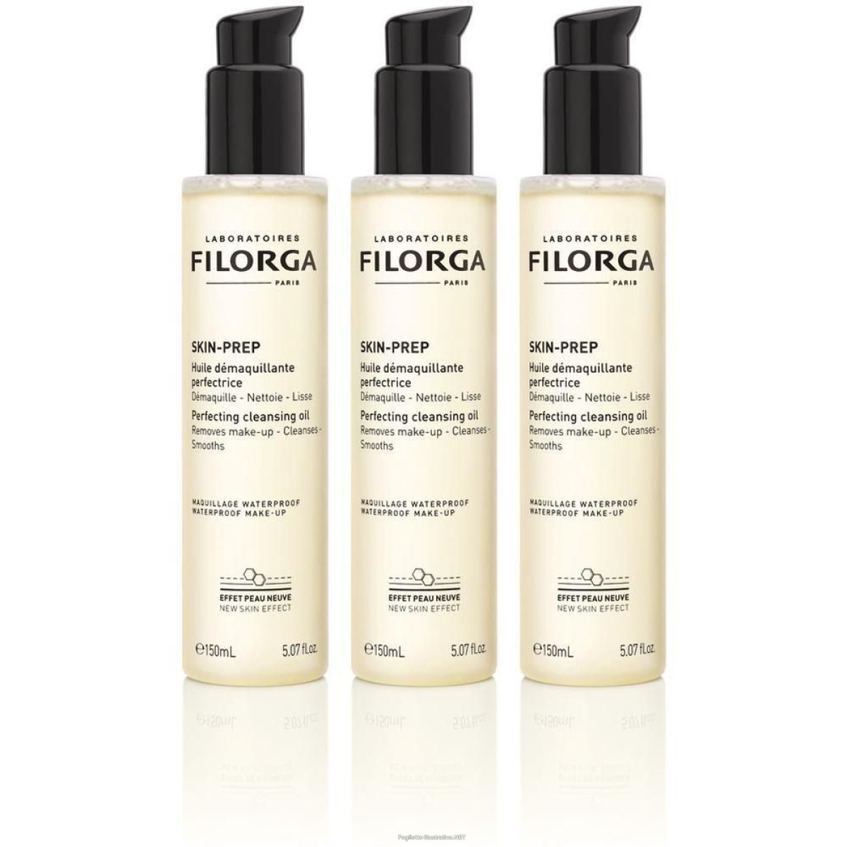 Compra Online filorga skin-prep olio struccante viso nutriente 3x150 ml e Trova l'offerta più bassa
