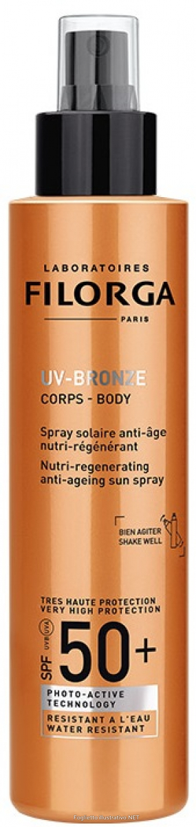 Trova Offerte di uv bronze spray solare anti-eta nutri-rigenerante spf 50+150 ml filorga e compra online