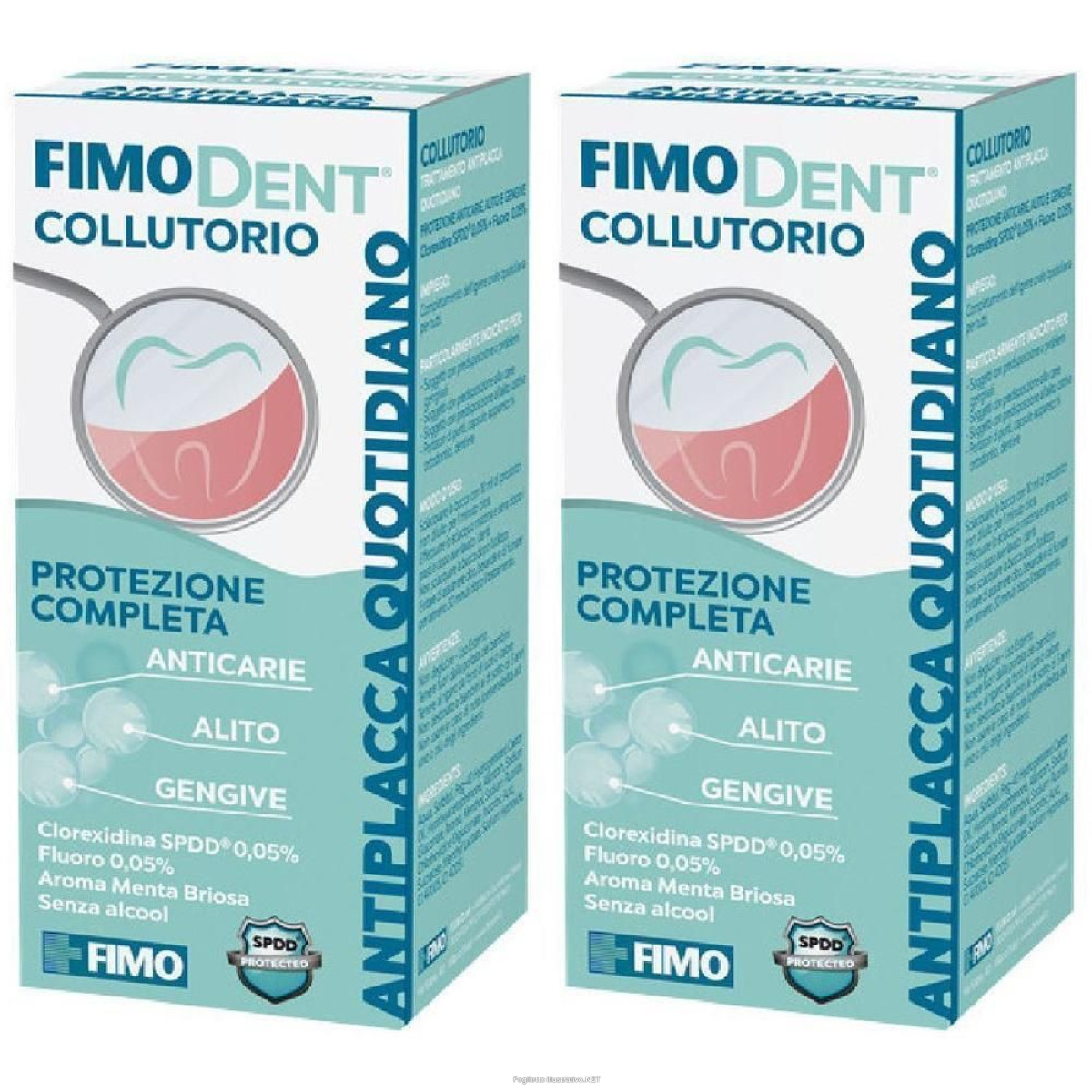 Compra Online fimodent collutorio antiplacca quotidiano 2x200 ml e Trova l'offerta più bassa