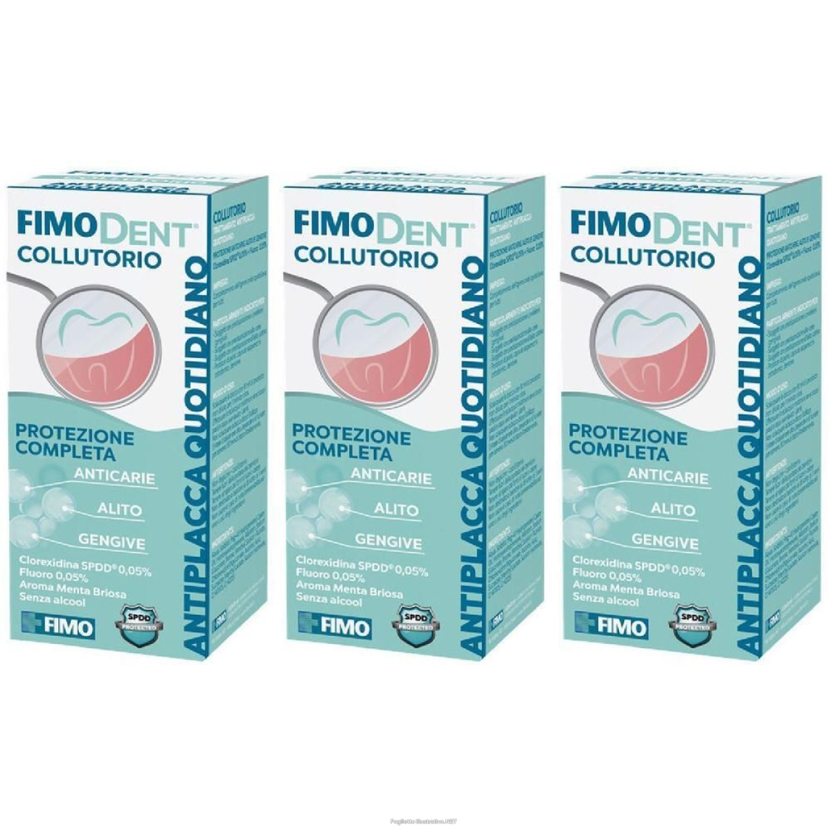 Compra Online fimodent collutorio antiplacca quotidiano 3x200 ml e Trova l'offerta più bassa