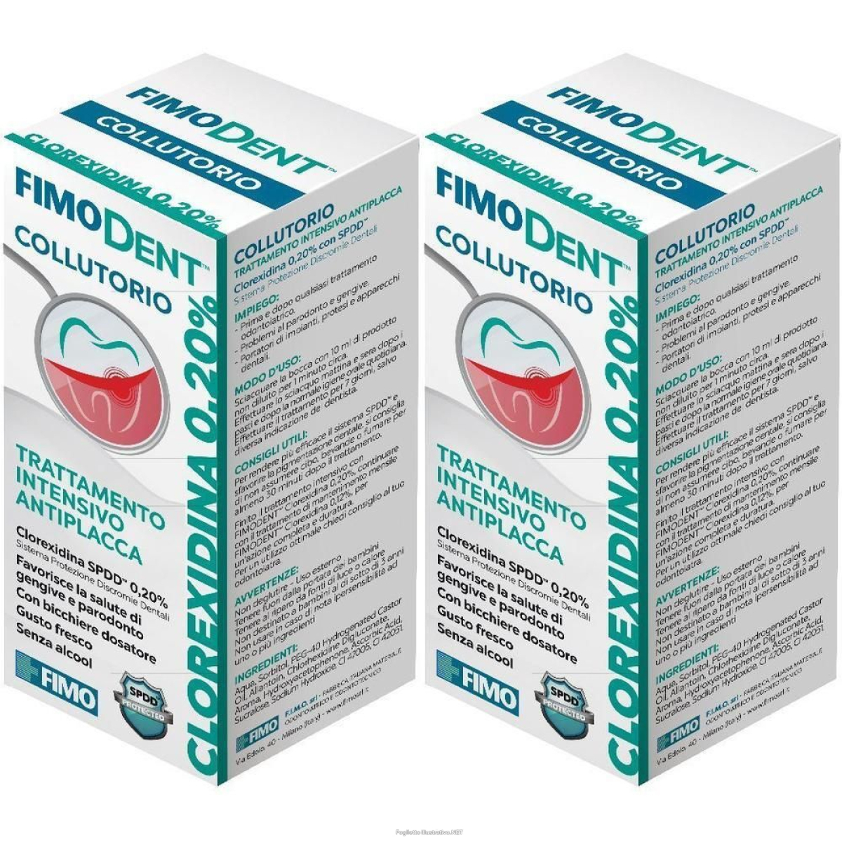 Compra Online fimodent collutorio clorexidina spdd 0,20% 200 ml 2x200 ml e Trova l'offerta più bassa