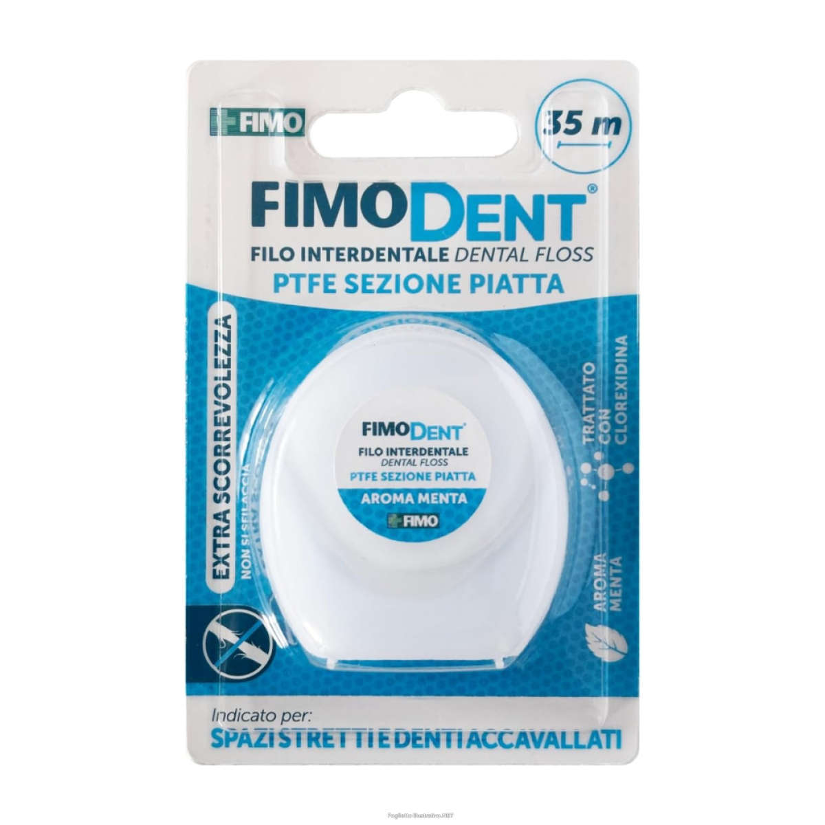 Compra Online fimodent filo interdentale ptfe piatto 35m e Trova l'offerta più bassa