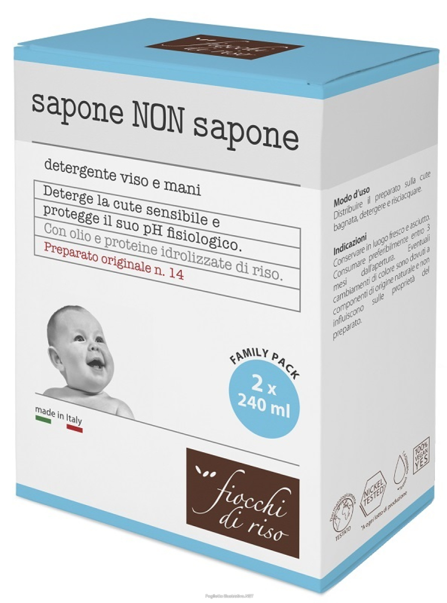 Compra Online fiocchi di riso - bipack sapone non sapone delicato confezione 2 pezzi e Trova l'offerta più bassa