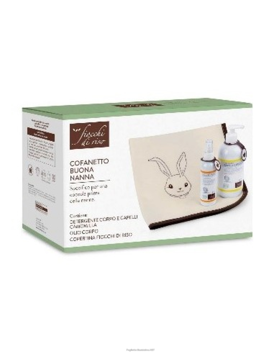 Compra Online fiocchi di riso cofanetto buona nanna detergente corpo e capelli camomilla 400 ml + olio corpo 140 ml e Trova l'offerta più bassa
