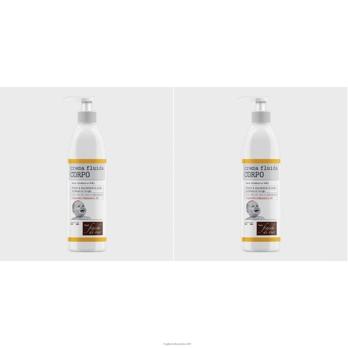 Compra Online fiocchi di riso crema fluida corpo set da 2 2x240 ml e Trova l'offerta più bassa