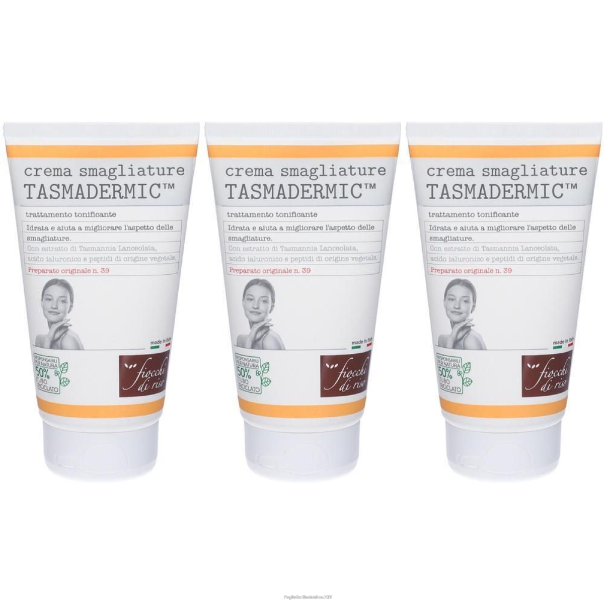 Compra Online fiocchi di riso crema smagliature tasmadermic 3x150 ml e Trova l'offerta più bassa