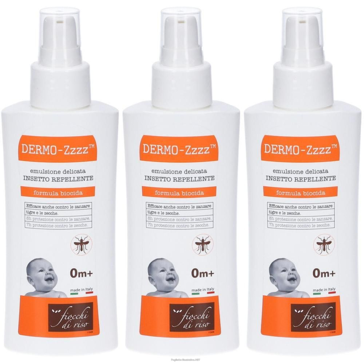 Compra Online fiocchi di riso dermo zzzz emulsione delicata repellente 0 mesi + 100 e Trova l'offerta più bassa