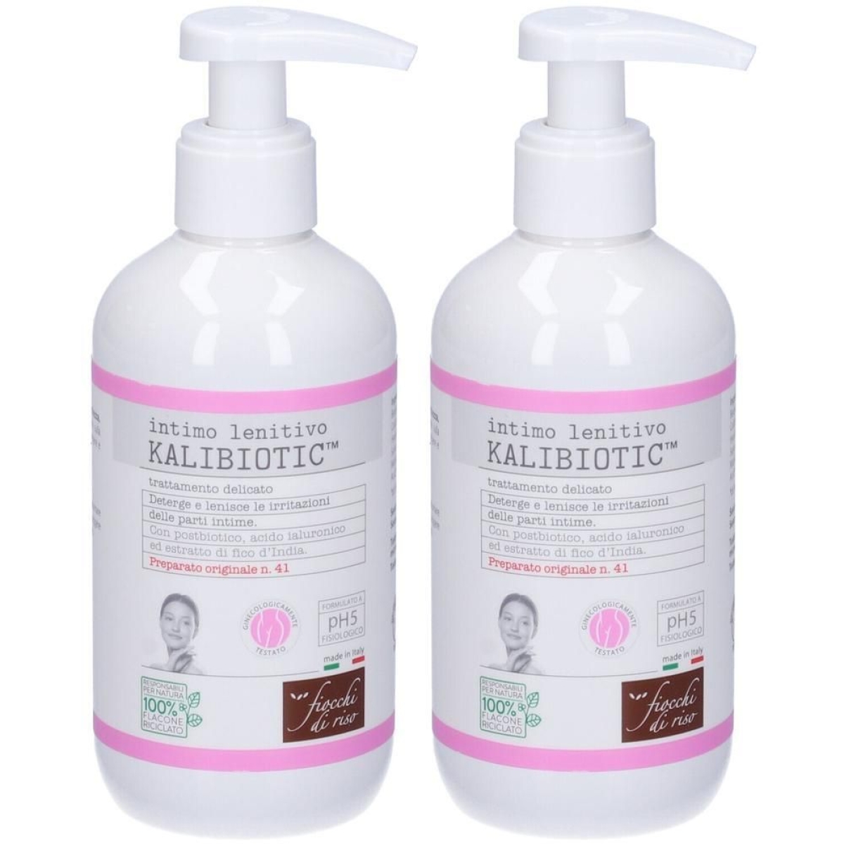 Compra Online Fiocchi di Riso Detergente Intimo Lenitivo Kalibiotic 2x240 ml e Trova l'offerta più bassa