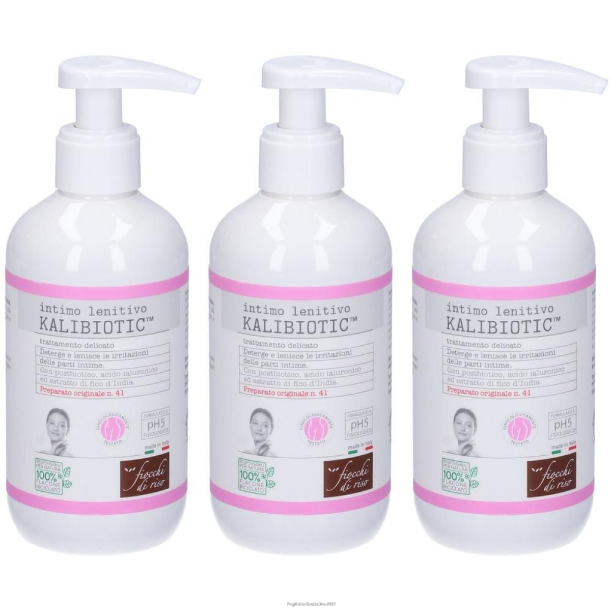 Compra Online fiocchi di riso detergente intimo lenitivo kalibiotic 3x240 ml e Trova l'offerta più bassa