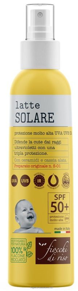 Compra Online fiocchi di riso latte solare bb 50+ 140 ml protezione solare alta per neonati e bambini e Trova l'offerta più bassa
