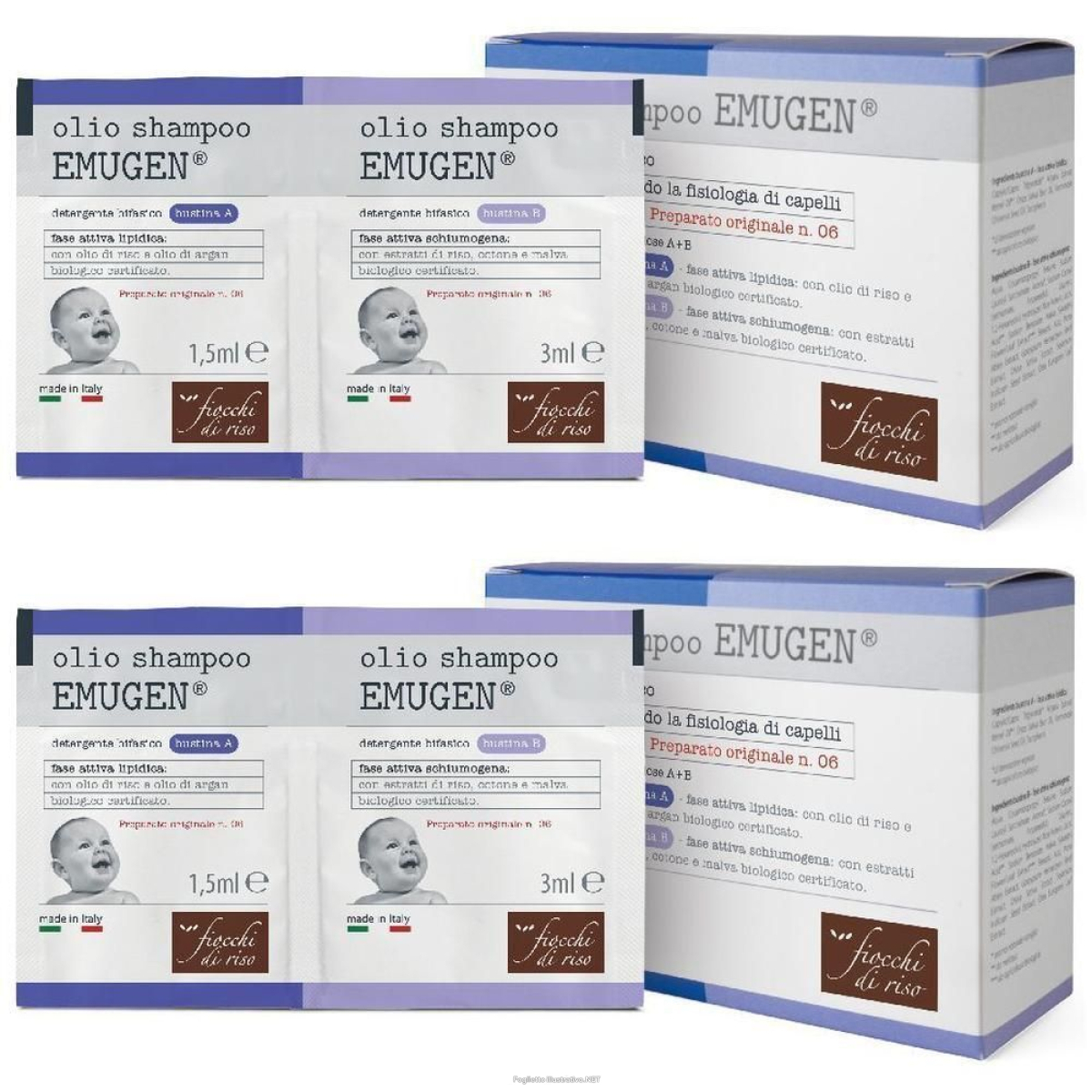 Compra Online fiocchi di riso olio shampoo emugen® 2x45 ml e Trova l'offerta più bassa