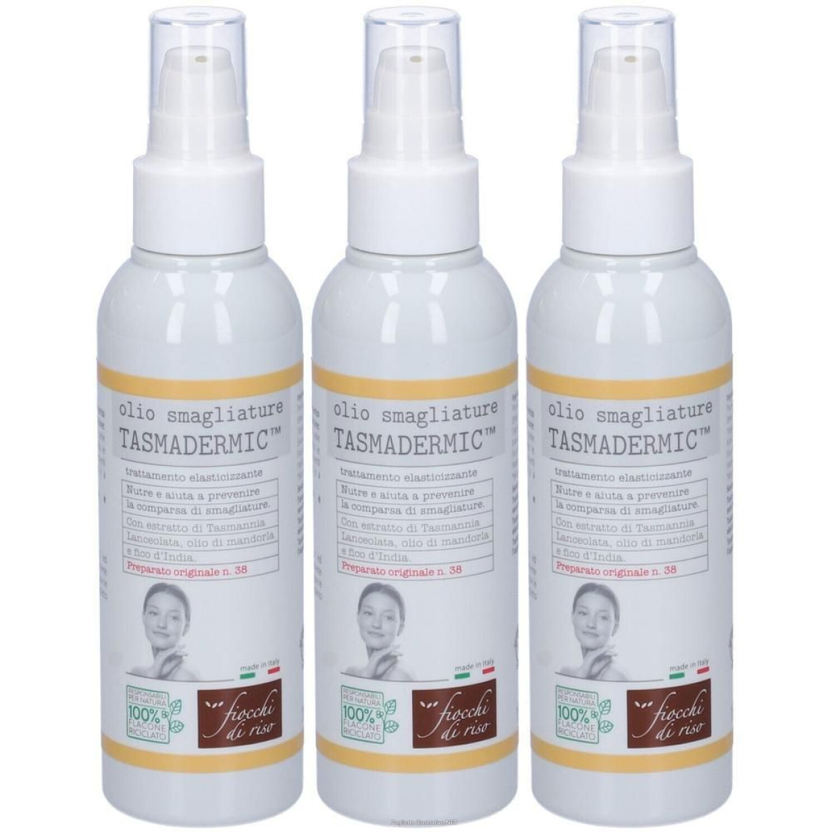 Compra Online fiocchi di riso olio smagliature tasmadermic 3x150 ml e Trova l'offerta più bassa