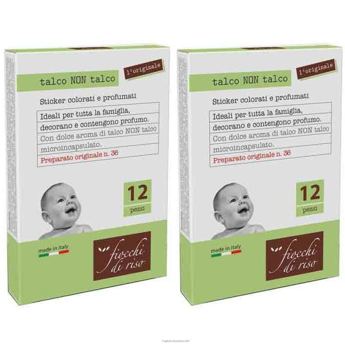 Compra Online fiocchi di riso talco non cerotti 12 pezzi 2x12 st e Trova l'offerta più bassa