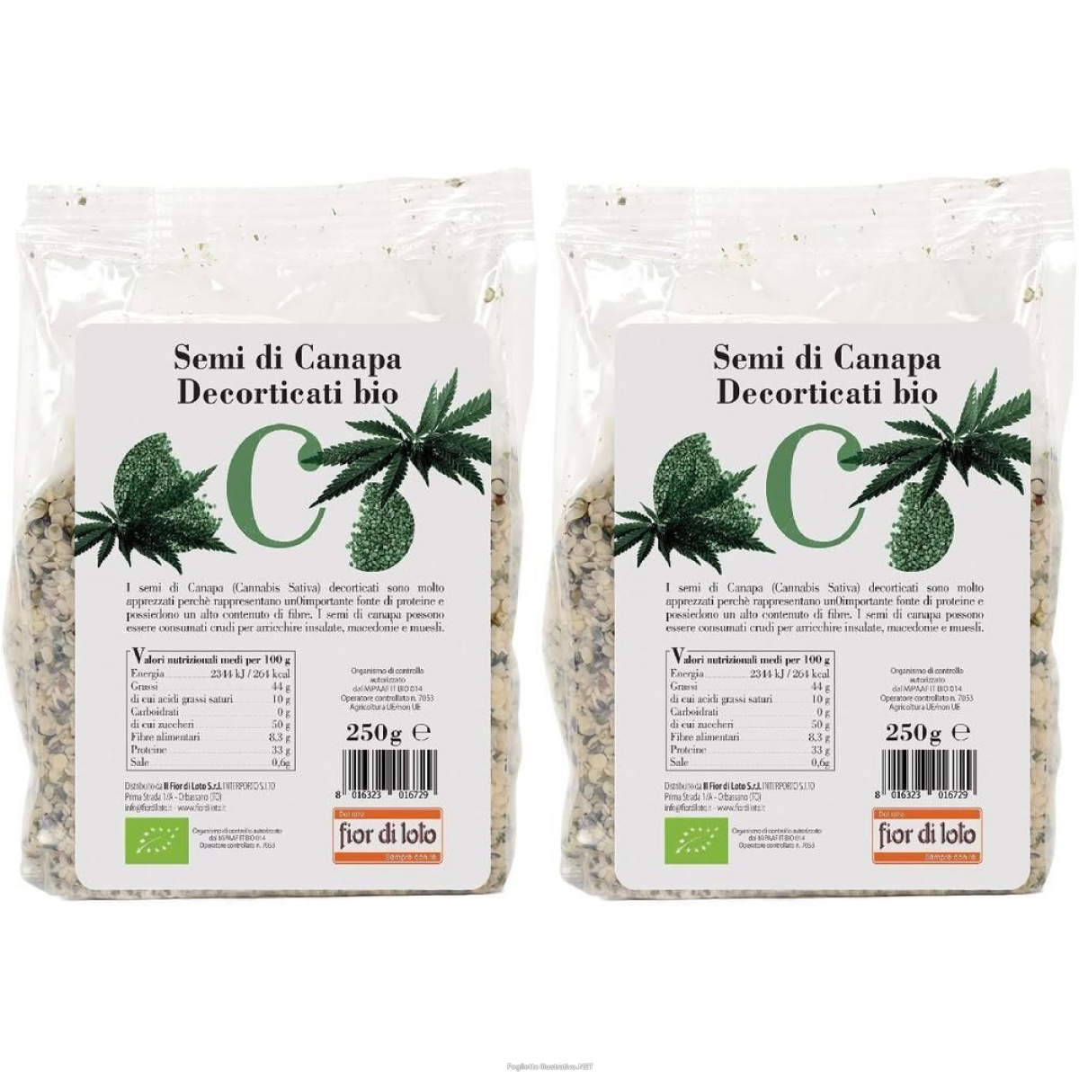 Compra Online fior di loto semi canapa decorticati bio 2x250 g e Trova l'offerta più bassa