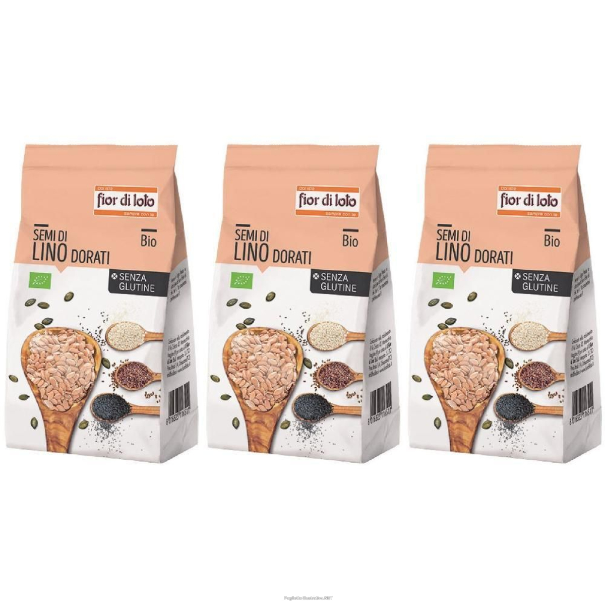Compra Online fior di loto semi lino dorati bio 3x400 g e Trova l'offerta più bassa