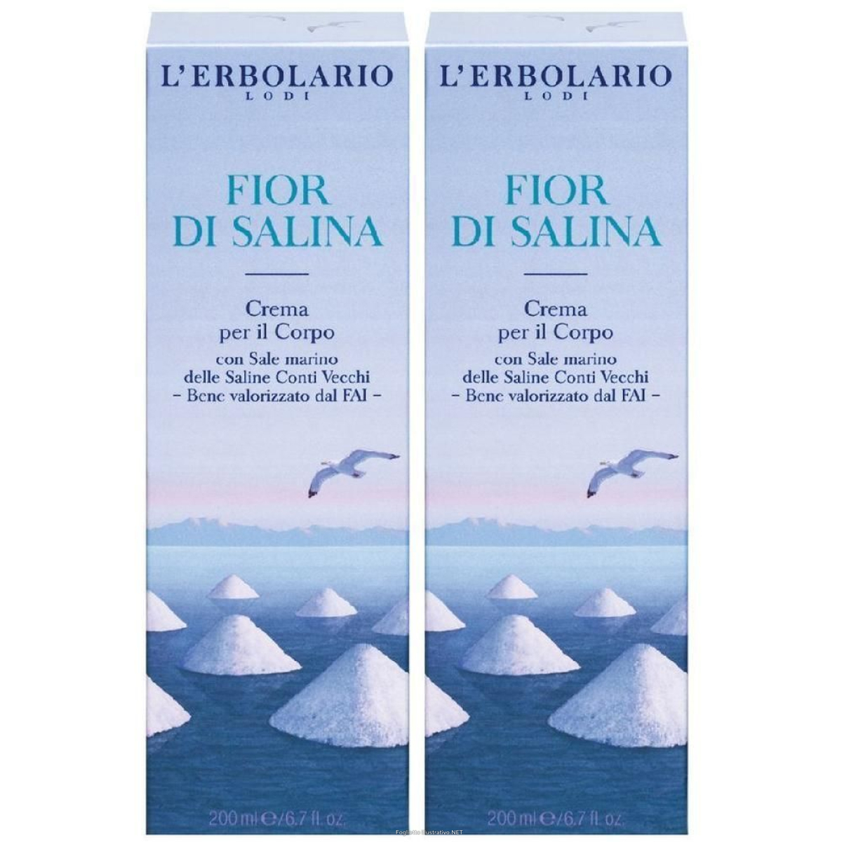 Compra Online fior di salina crema crp 200ml 2x200 ml e Trova l'offerta più bassa