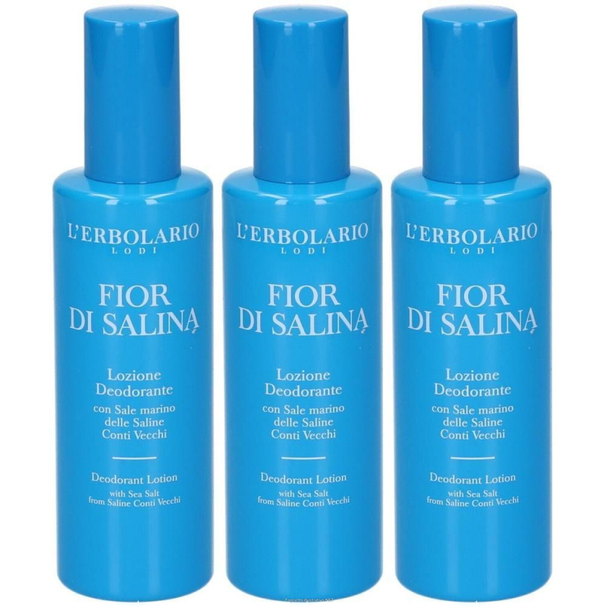 Compra Online fior di salina deodorante 100 ml 3x100 ml e Trova l'offerta più bassa