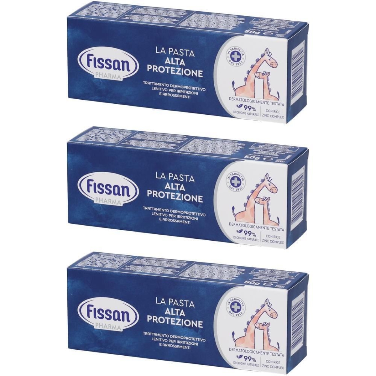 Compra Online fissan la pasta alta protezione 50 g 3x50 e Trova l'offerta più bassa