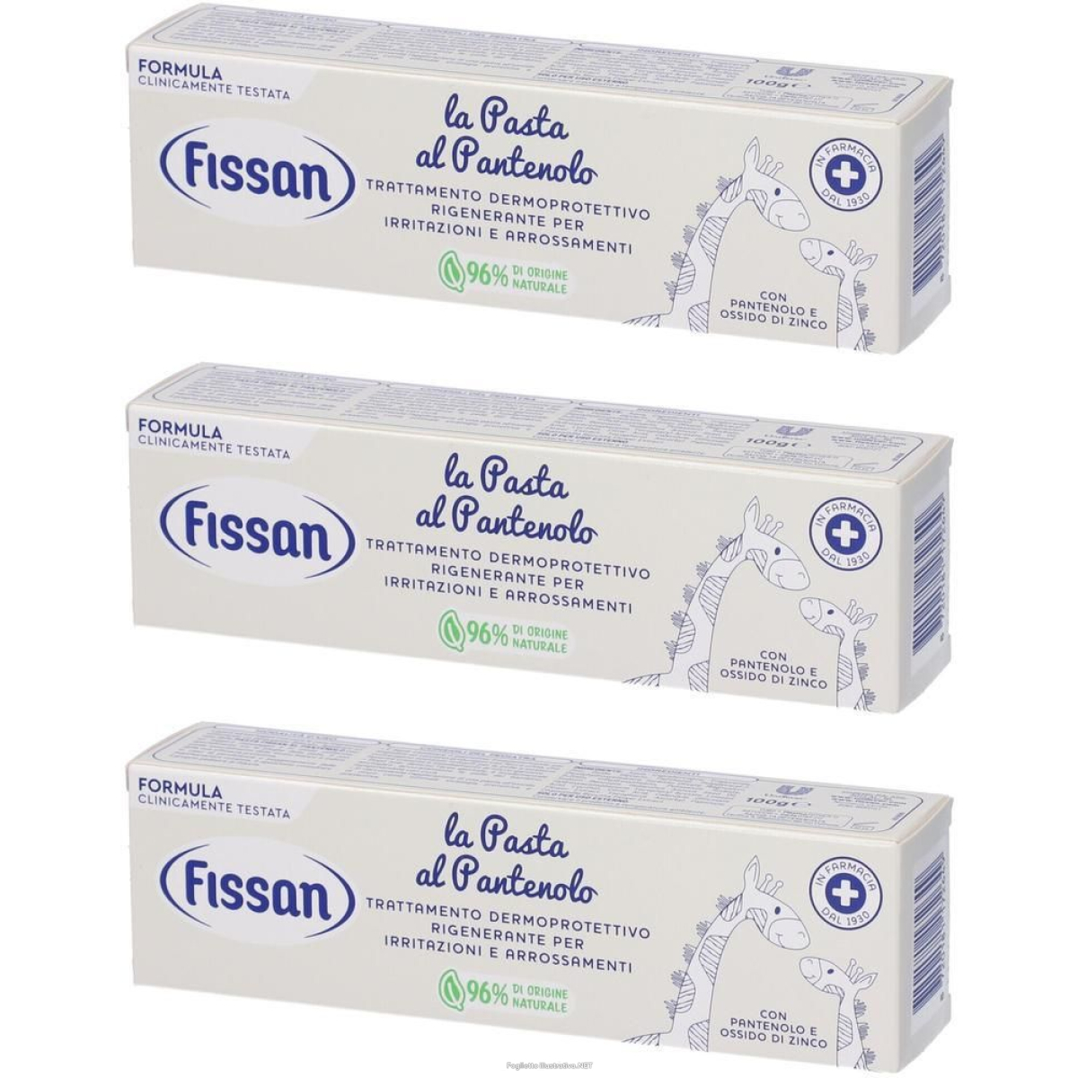Compra Online fissan pasta al pantenolo 3x100 g e Trova l'offerta più bassa