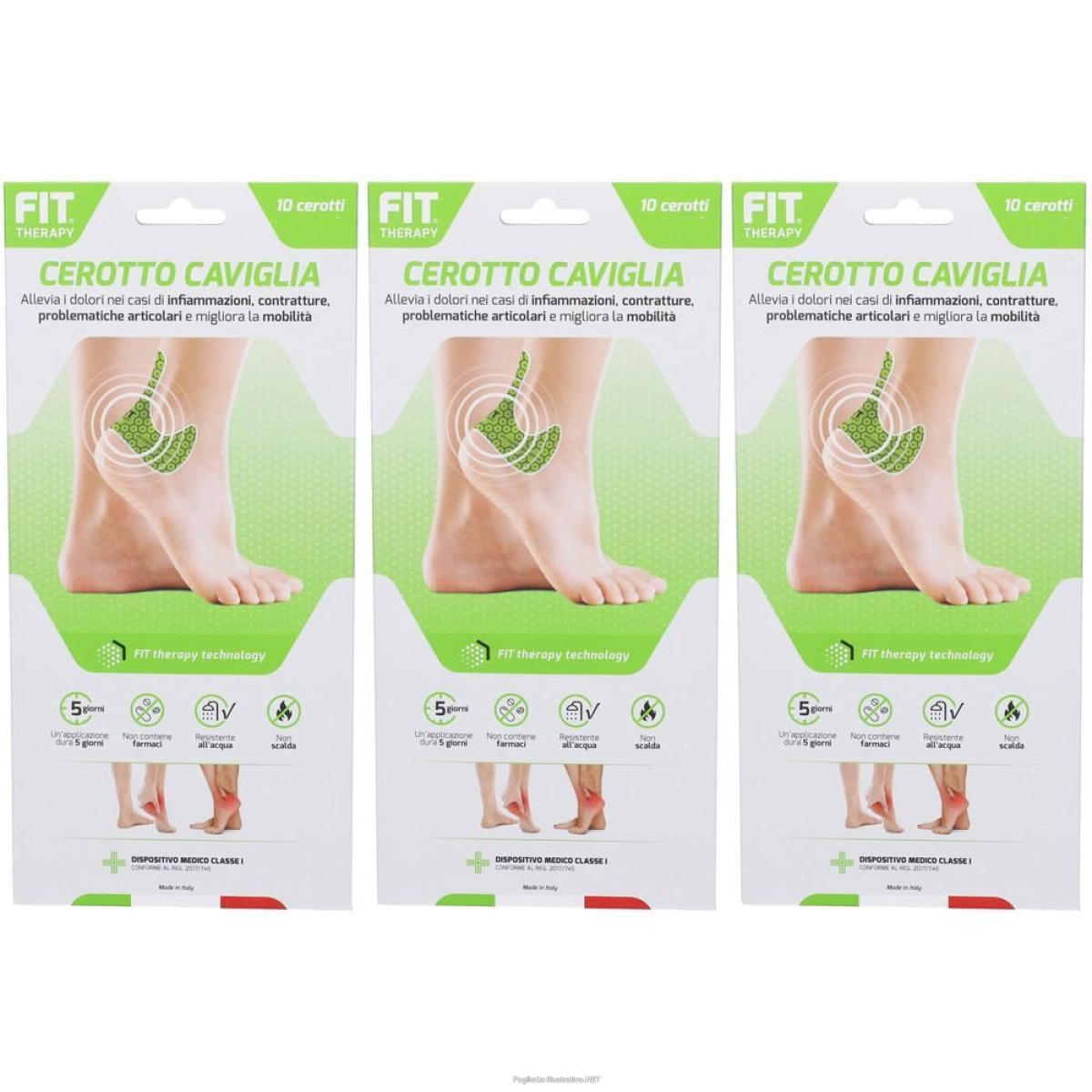 Compra Online fit therapy cerotto caviglia 10 cerotti 3x10 st e Trova l'offerta più bassa