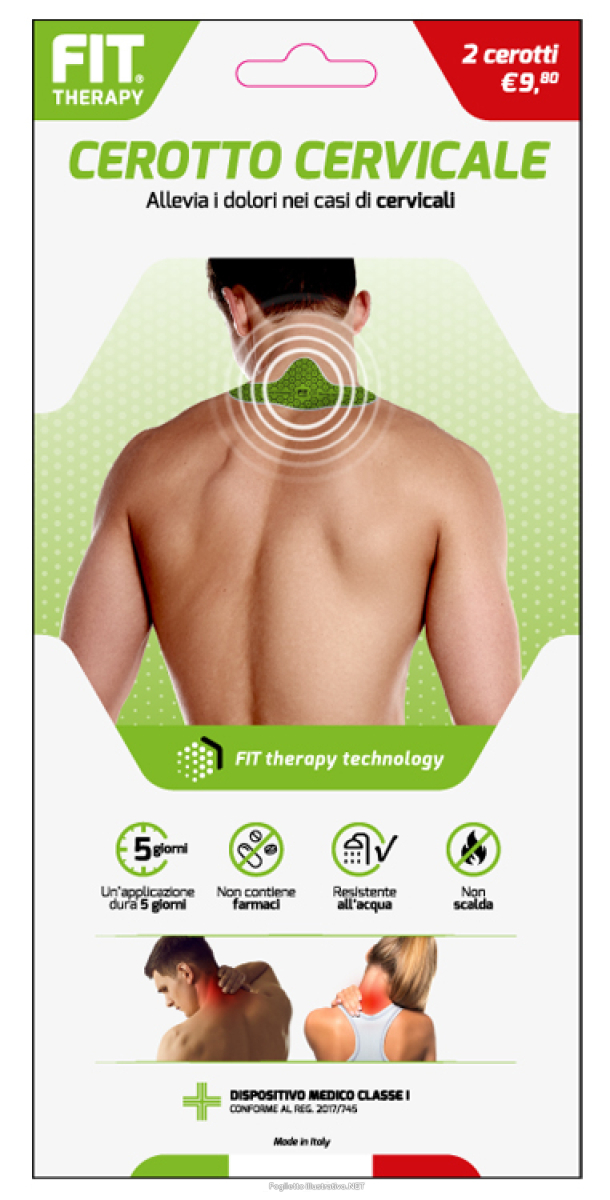 Compra Online fit therapy cerotto cervicale 2 pezzi e Trova l'offerta più bassa
