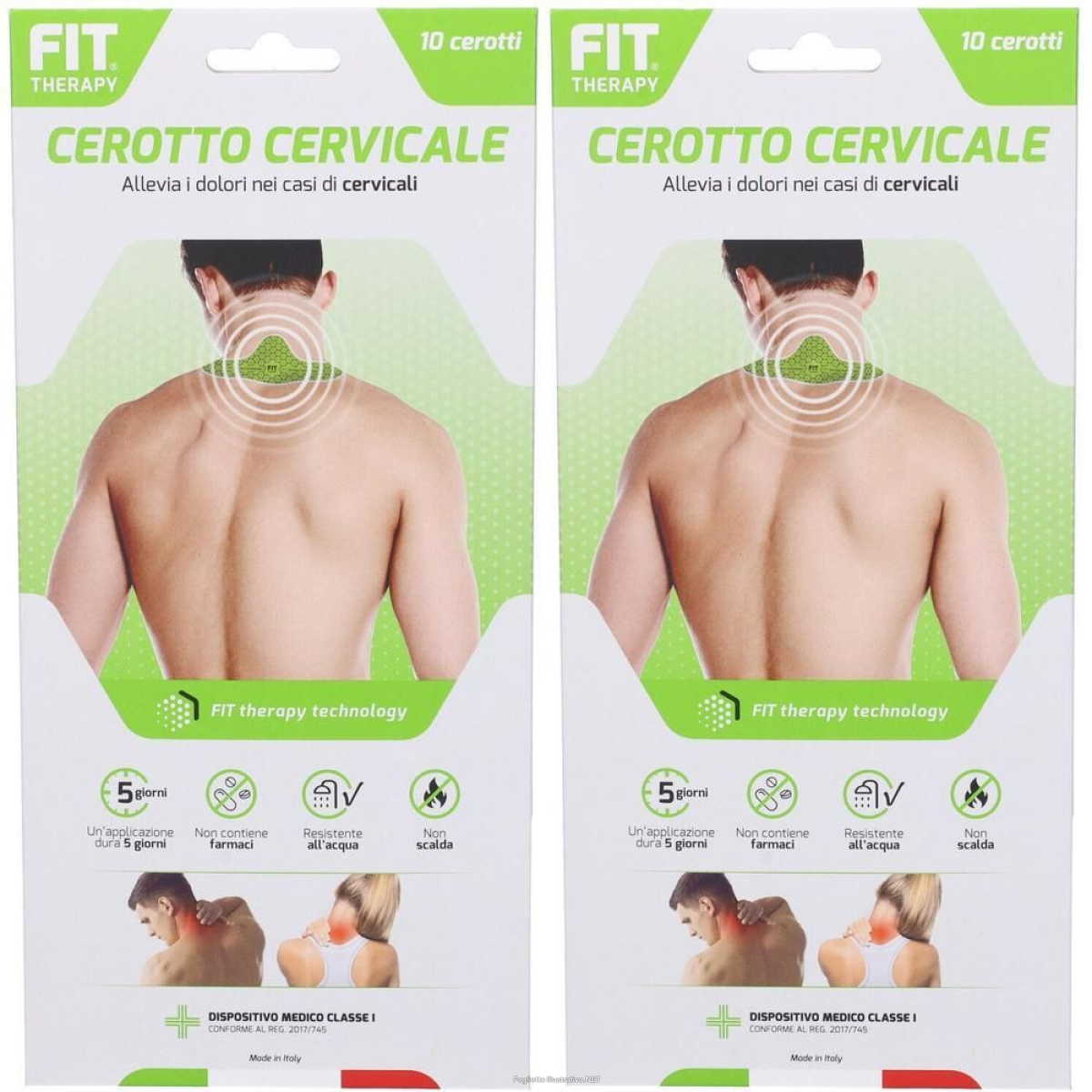 Compra Online fit therapy cerotto cervicale 2x10 st e Trova l'offerta più bassa