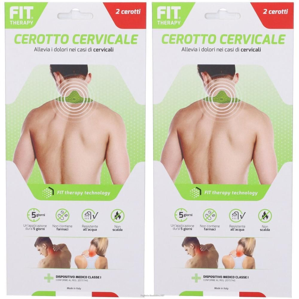 Compra Online fit therapy cerotto cervicale 2x2 st e Trova l'offerta più bassa