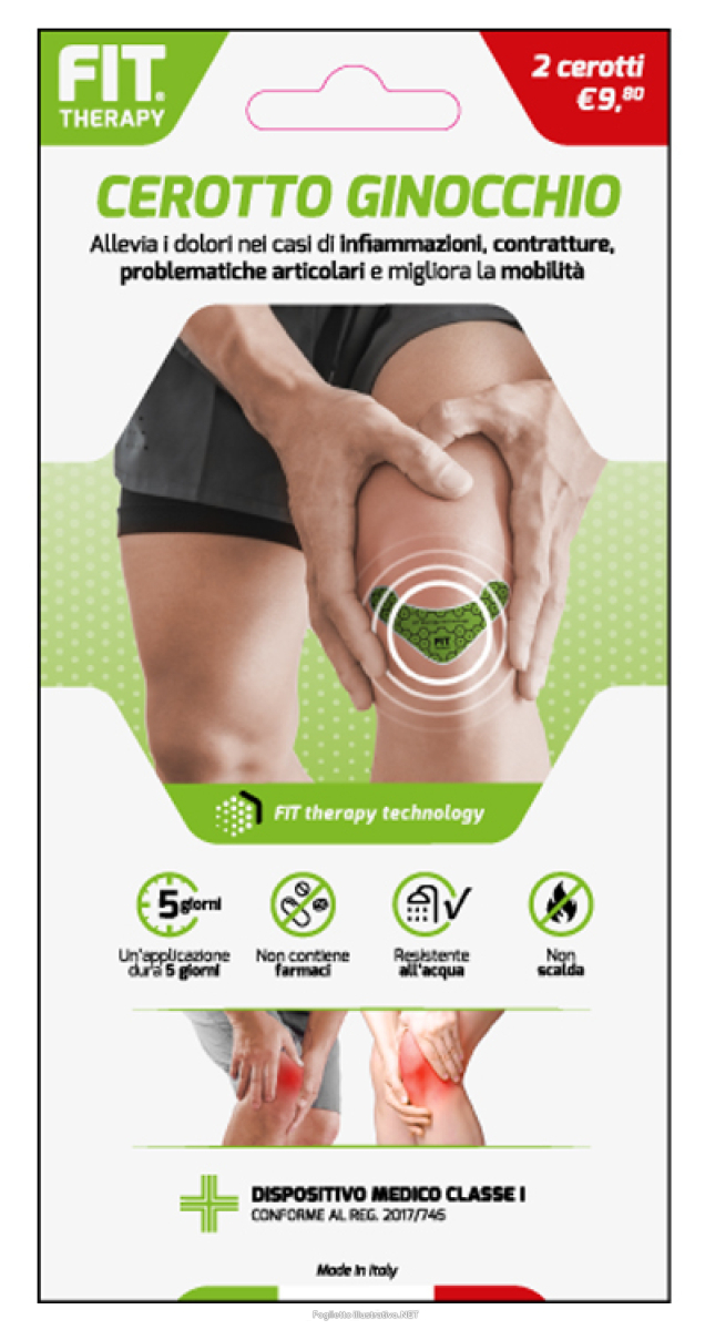 Compra Online fit therapy cerotto ginocchio 2 pezzi e Trova l'offerta più bassa