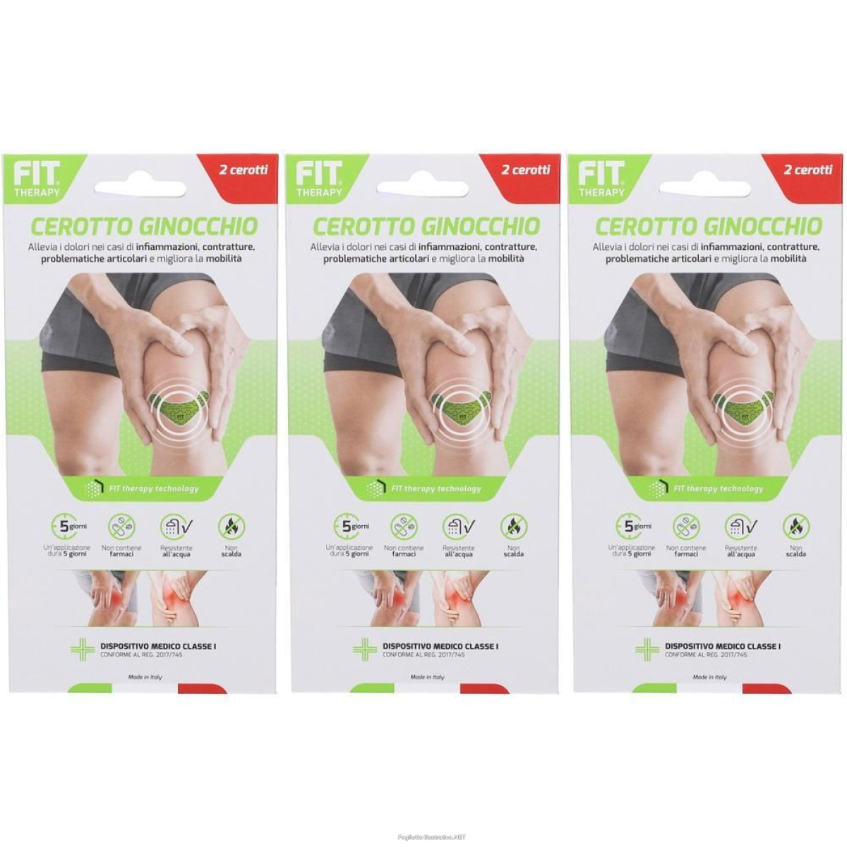 Compra Online fit therapy cerotto ginocchio 3x2 st e Trova l'offerta più bassa