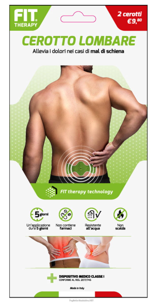 Compra Online fit therapy cerotto lombare 2 pezzi e Trova l'offerta più bassa
