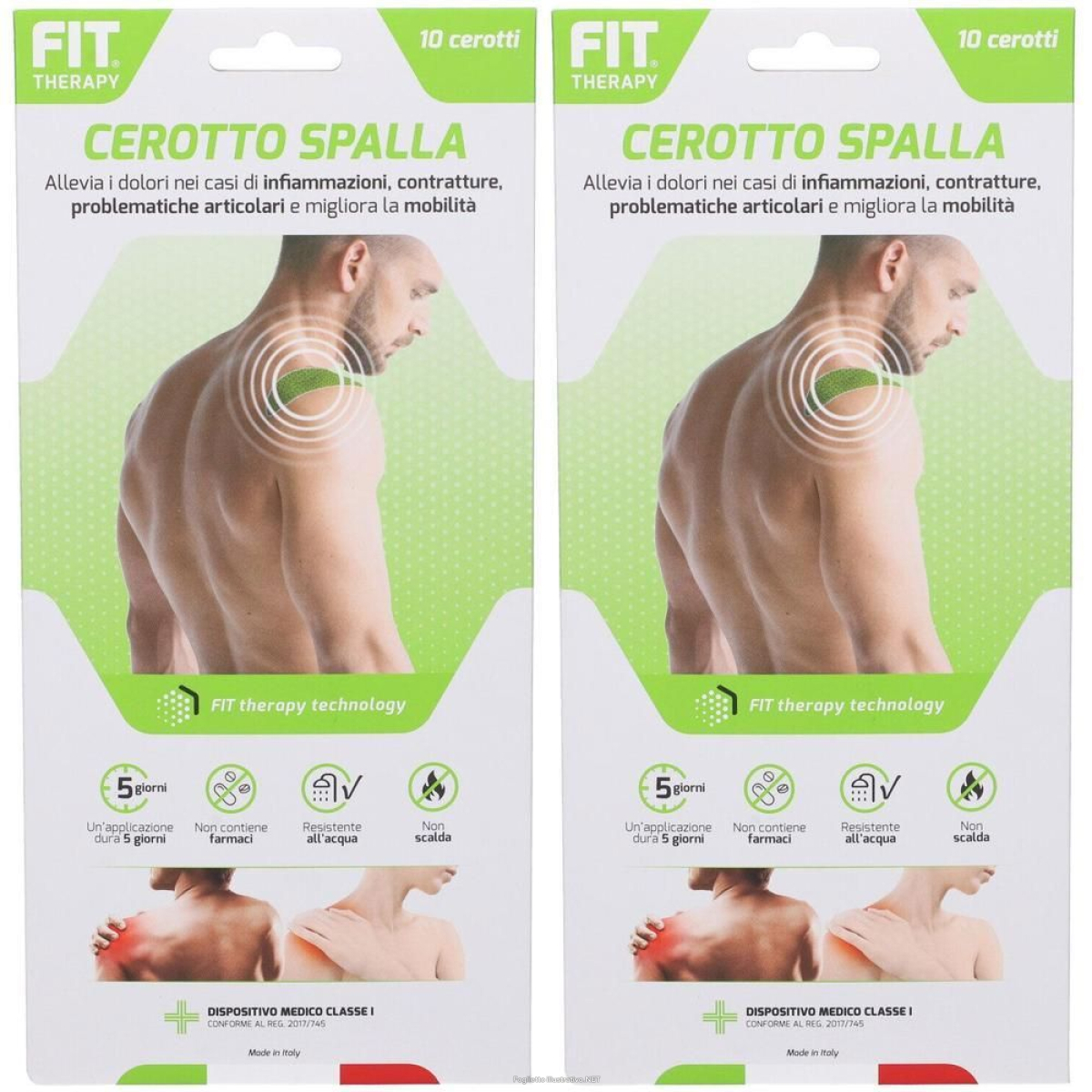 Compra Online fit therapy cerotto spalla 2x10 st e Trova l'offerta più bassa