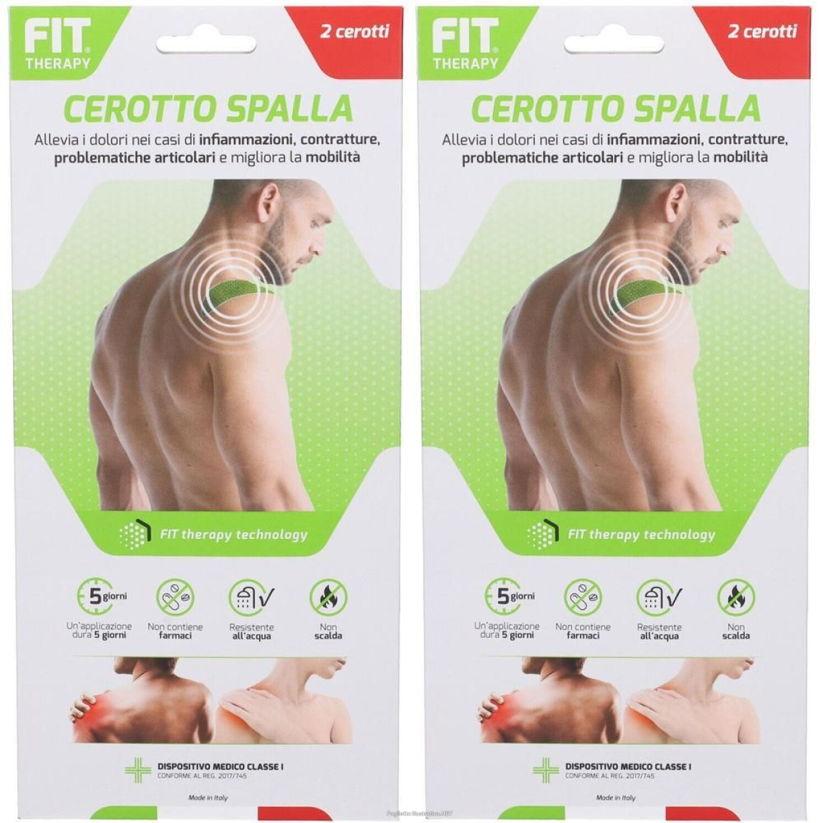 Compra Online fit therapy cerotto spalla 2x2 st e Trova l'offerta più bassa