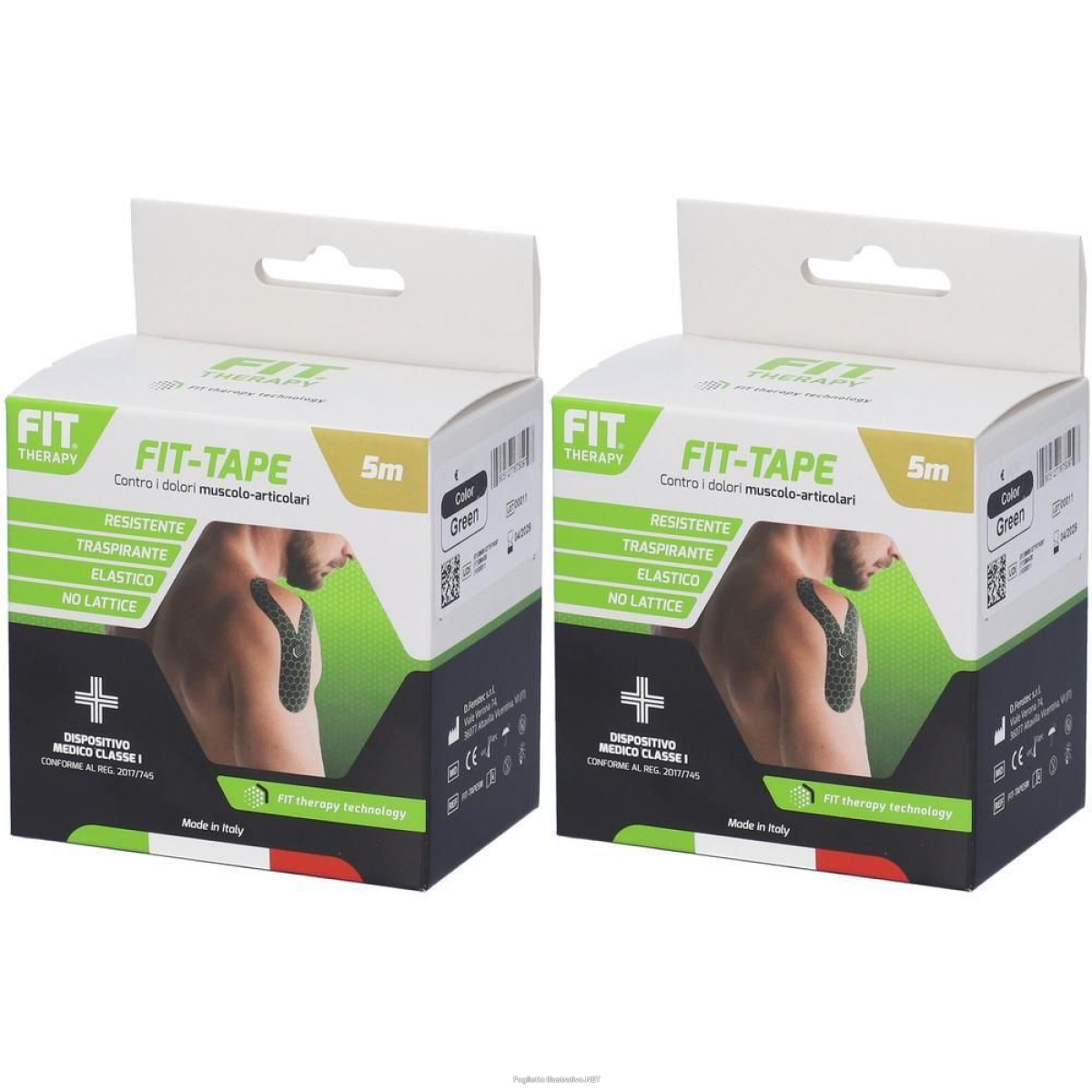 Compra Online fit therapy fit-tape rotolo colore verde 2x1 st e Trova l'offerta più bassa