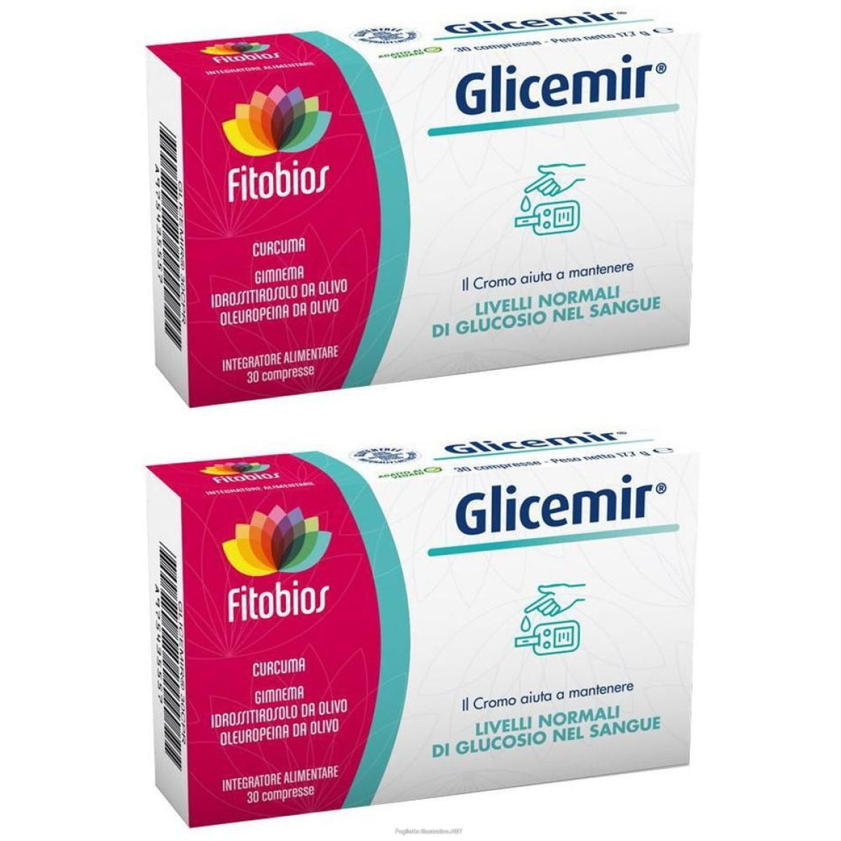 Compra Online fitobios glicemir 2x30 pz compresse e Trova l'offerta più bassa