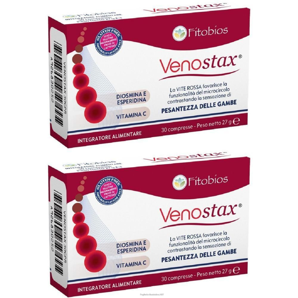 Compra Online fitobios venostax 2x30 pz compresse e Trova l'offerta più bassa