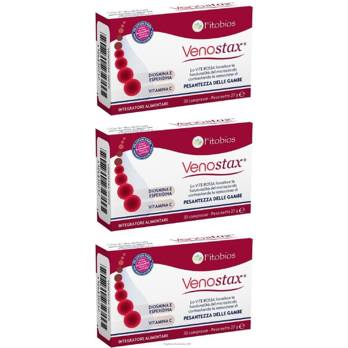 Compra Online fitobios venostax 3x30 pz compresse e Trova l'offerta più bassa