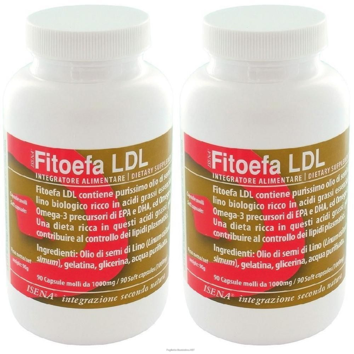 Compra Online fitoefa ldl olio di semi lino biologiorganic flax oil 90 capsule 2x e Trova l'offerta più bassa