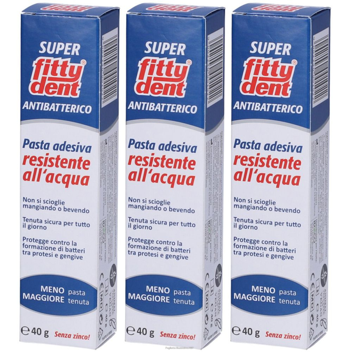 Compra Online fitty®dent pasta adesiva set da 3 3x40 g e Trova l'offerta più bassa