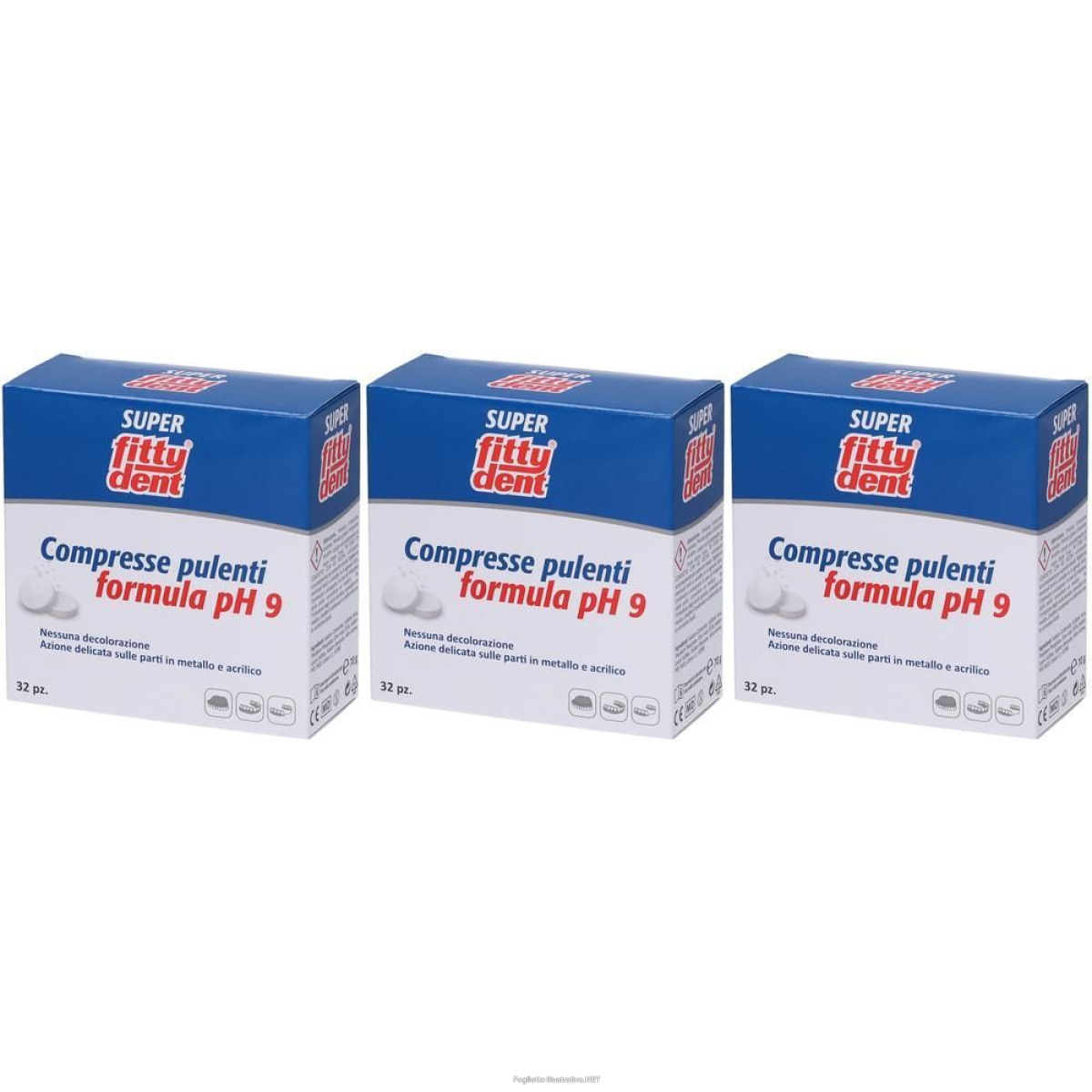 Compra Online fittydent comprex compresse 3x32 pz e Trova l'offerta più bassa