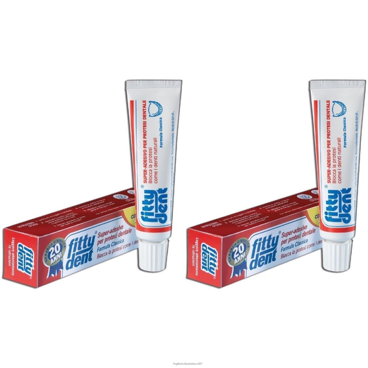 Compra Online fittydent® pasta classica set da 2 ml e Trova l'offerta più bassa