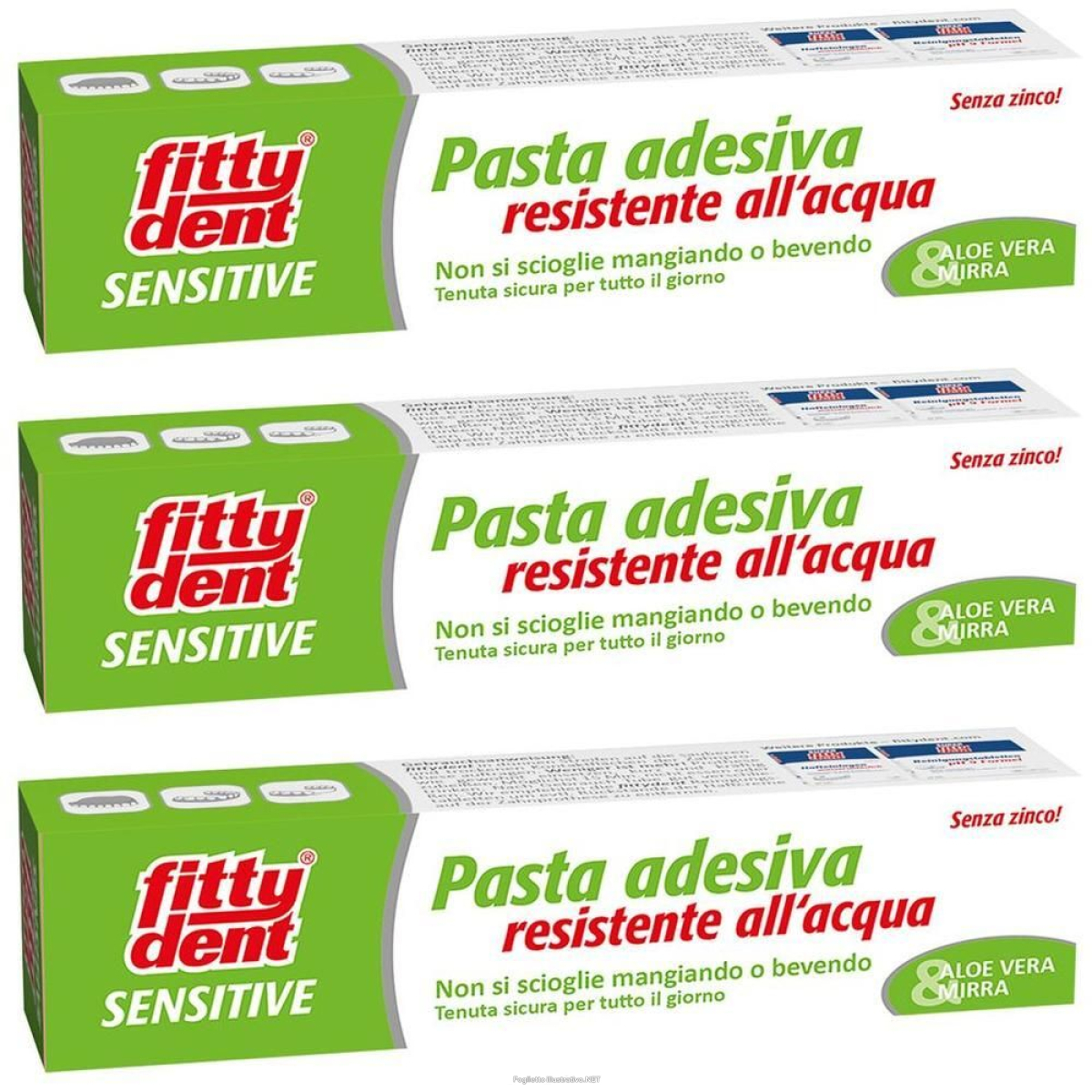 Compra Online fittydent sensitive pasta adesiva 3x30 g e Trova l'offerta più bassa