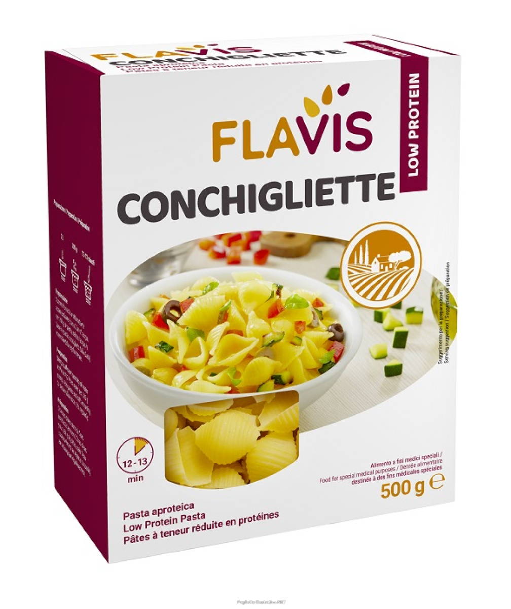 Compra Online flavis conchigliette pasta aproteica 500 grammi e Trova l'offerta più bassa